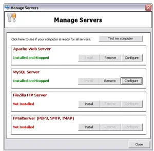 apachemysql installed