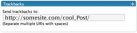 How to Trackback