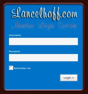 my custom wordpress login screen