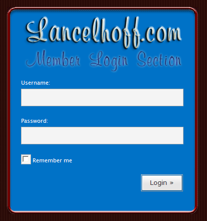 My Custom WordPress Login Screen