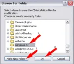 make a folder for the build