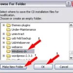 make a folder for the build
