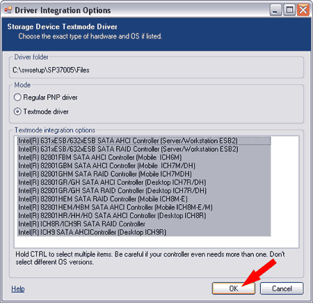 nLite Driver integration