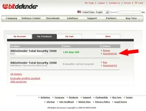 bitdefender account