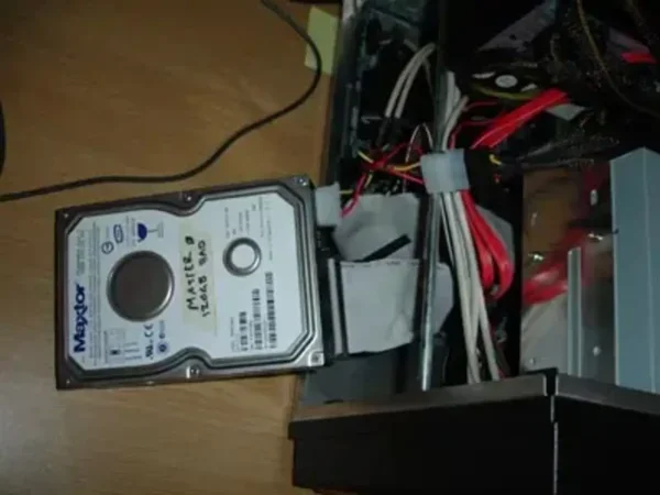 Connect the frozen drive to your computer