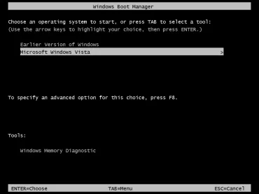 Windows boot manager