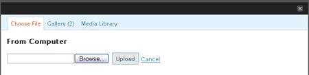 using the browser uploader