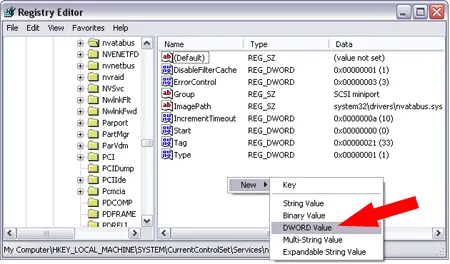 create the new dword value called disableremove
