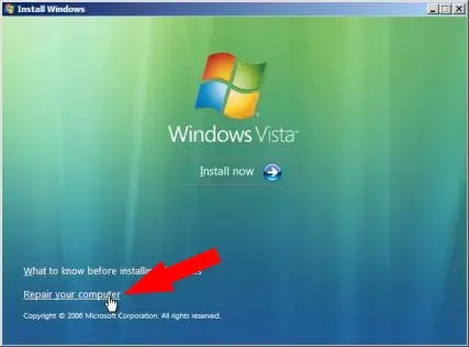 Repair your computer