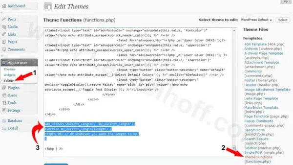 Change the WordPress Excerpt Length Change the Excerpt Length in WordPress