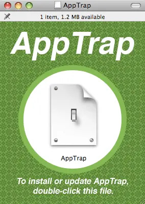 simply click the apptrap installer to install