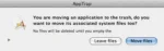 move associated files to trash
