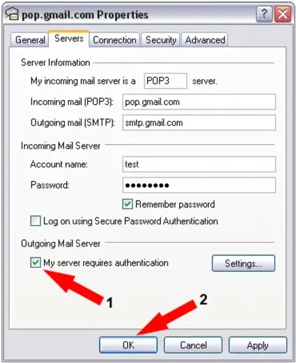 check my server requires authentication