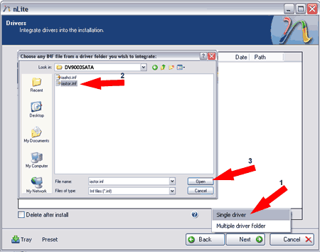 integrate sata drivers to nlite