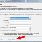 register photoshop nag click do not register