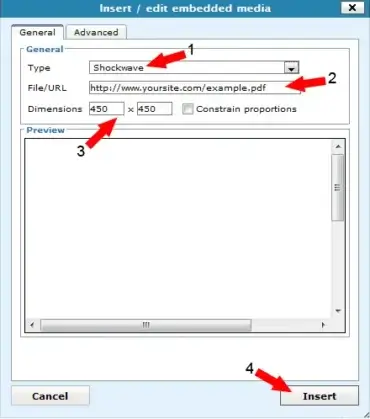 embedding a pdf file into wordpress