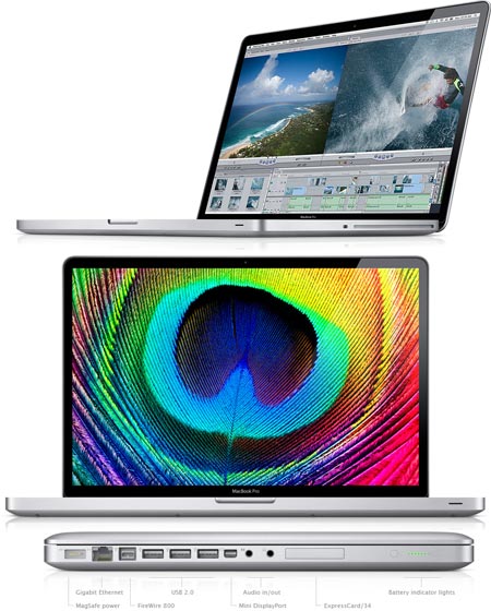 17 Inch MacBook Pro with LED Screen and 8 hours Battery Life