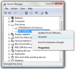 uninstall an old device driver