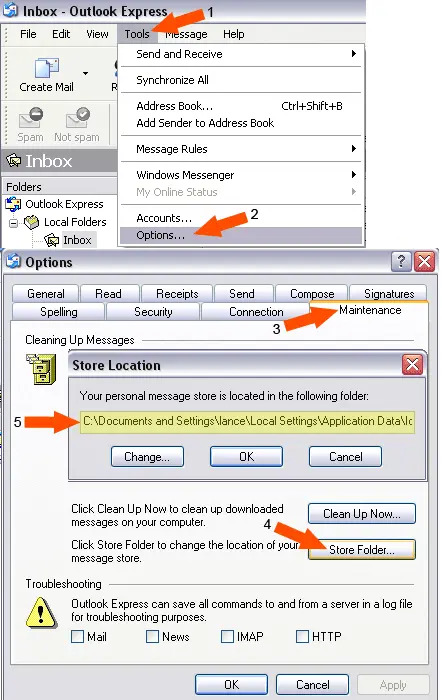 fixing message could not be sent
