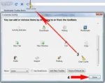 adding clear cache button to firefox continued