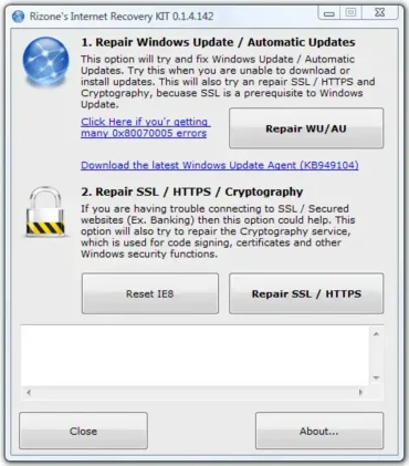 internet recovery kit by rizone
