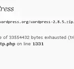 fatal error when upgrading or updating wordpress