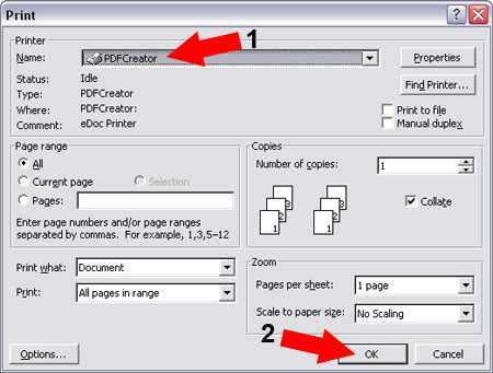 PDFCreator PDF Print Driver
