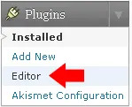 wordpress plugin editor