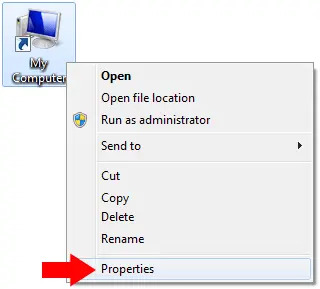 shortcut properties