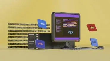 Computer monitor and keyboard for editing Apache .htaccess redirect rules