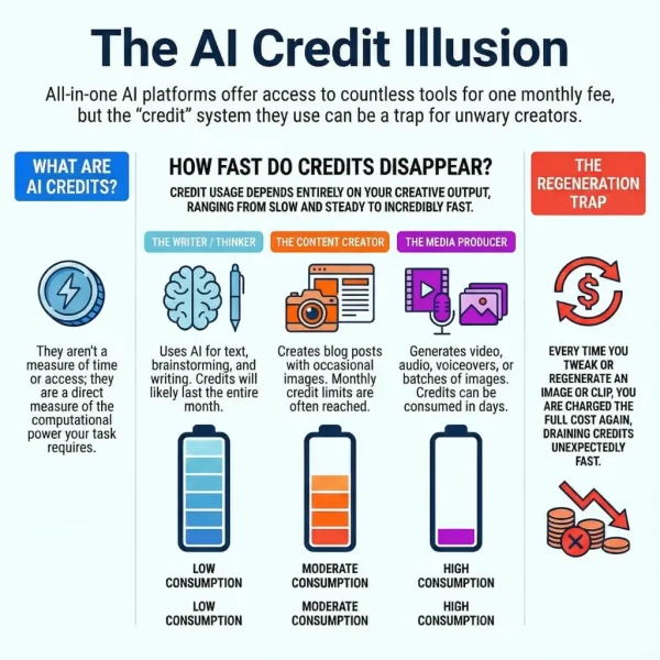 All in One AI Platforms - AI Credits vs Cost Illusion All in One AI Platforms