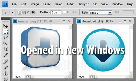 CS4 Open Images In a New Window