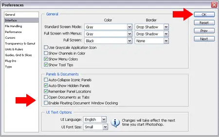 CS4 Set Default to Open Images in a New Window