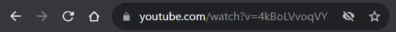 Copy YouTube URL