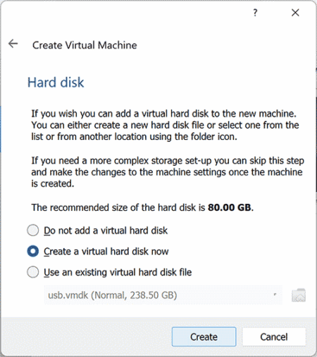 VB Create Virtual Hard Disk
