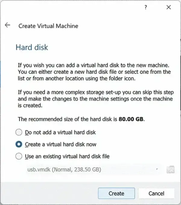 Create a Virtual Hard Disk VB Create Virtual Hard Disk