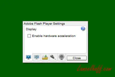 Disable Hardware Acceleration