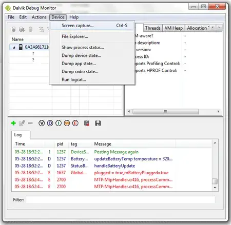 Droid - Device - Screen Capture