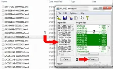 Extracting Email Attachments   UUDWIN