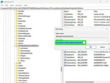 Get Windows Product Key from Registry