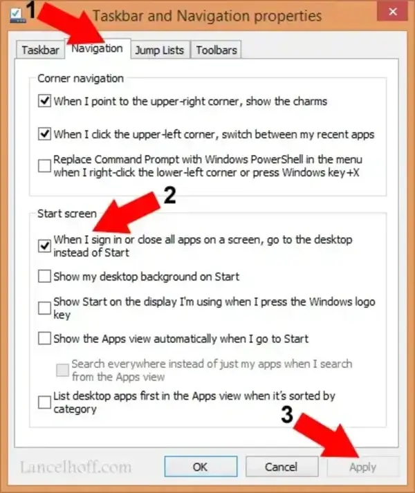 Windows 8 Boot to Desktop