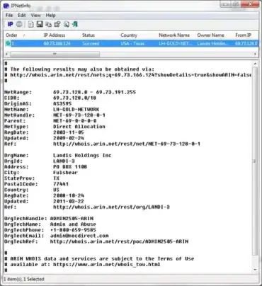 Domains IP and Hosting Info