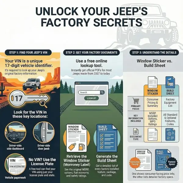 Jeep Factory Build Info Get Your Jeep Factory Build Info