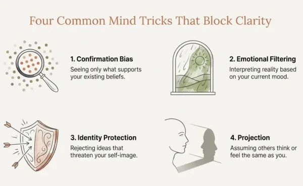 4 Mind Tricks That Block Clarity Mind Tricks That Block Clarity