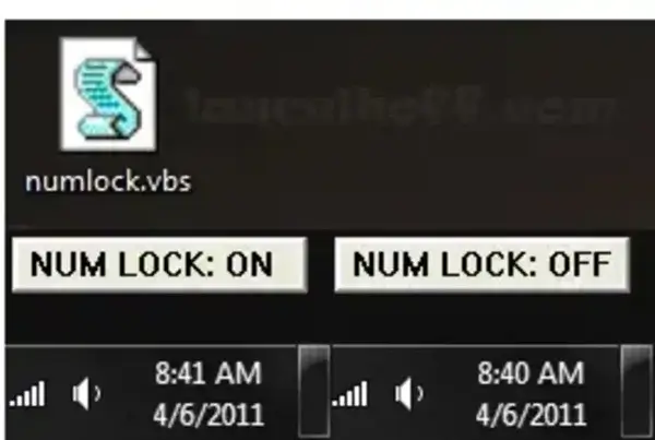 NumLocker Enabler - Disabler Script - turn num lock on laptops without a numpad NumLocker turn num lock on laptops without a numpad
