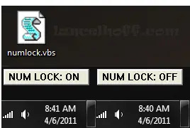 Numlock Enabler   Disabler Script
