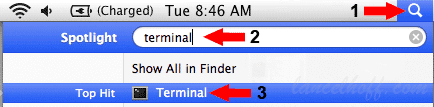 Open Terminal Mac OS