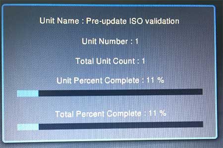 Pre-update ISO validation