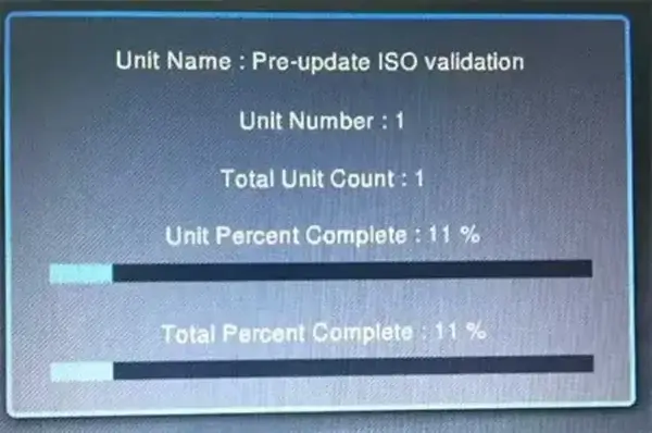 Pre-update ISO validation