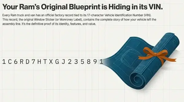 A RAM VIN is its blueprint RAM VIN blueprint